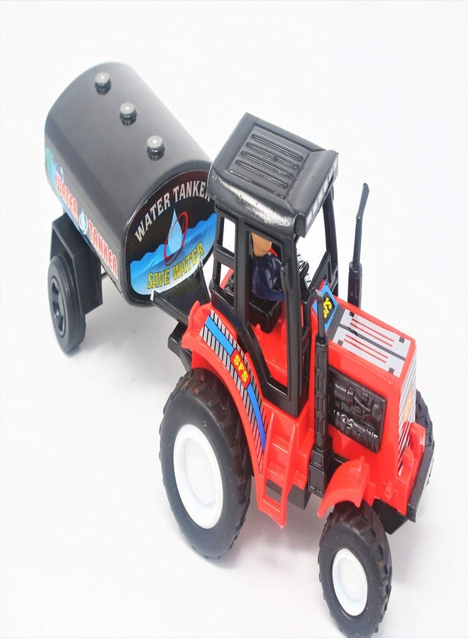 Shinsei Tractor Plastic Water Tanker, Red, Kid - Image 4